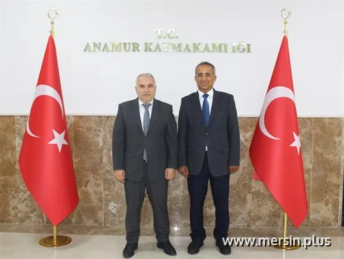 1.Sınıf Emniyet Müdürü Durmuş Ali Özkan, Kaymakam Kemal Duru İle Bir Araya Geldi   
