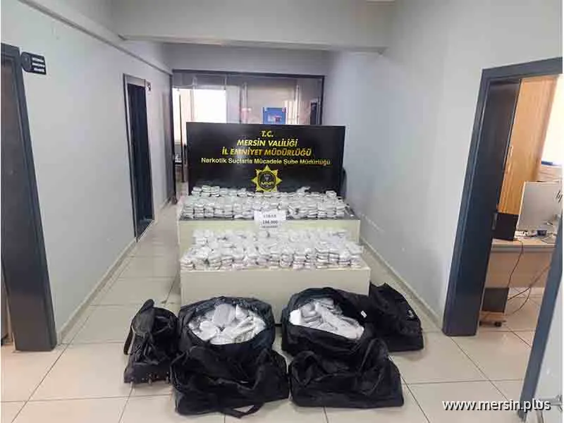 184 Kilo 900 Gram Takoz Esrar Operasyonu: Mersin’de Zehir Tacirine Darbe
