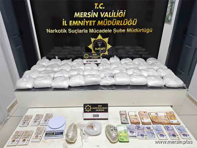 Eş Zamanlı Narkotik Operasyonu: Mersin ve Tarsus’ta 13 Gözaltı  