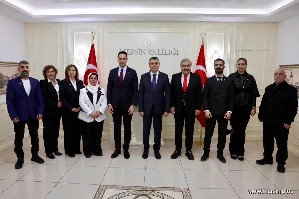 Vali Atilla Toros, DYP Genel Başkanı Cenk Küpeli ve Heyetini Kabul Etti