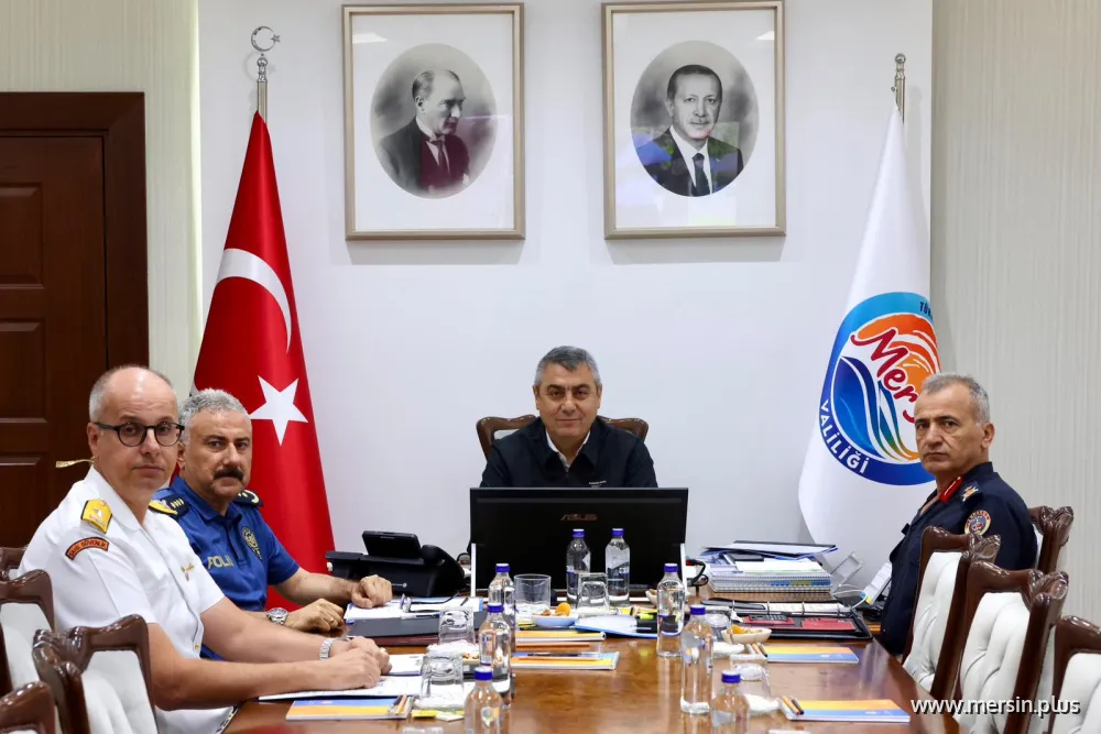 Mersin'de Güvenlik Zirvesi: Asayiş Değerlendirme Toplantısı Gerçekleştirildi
