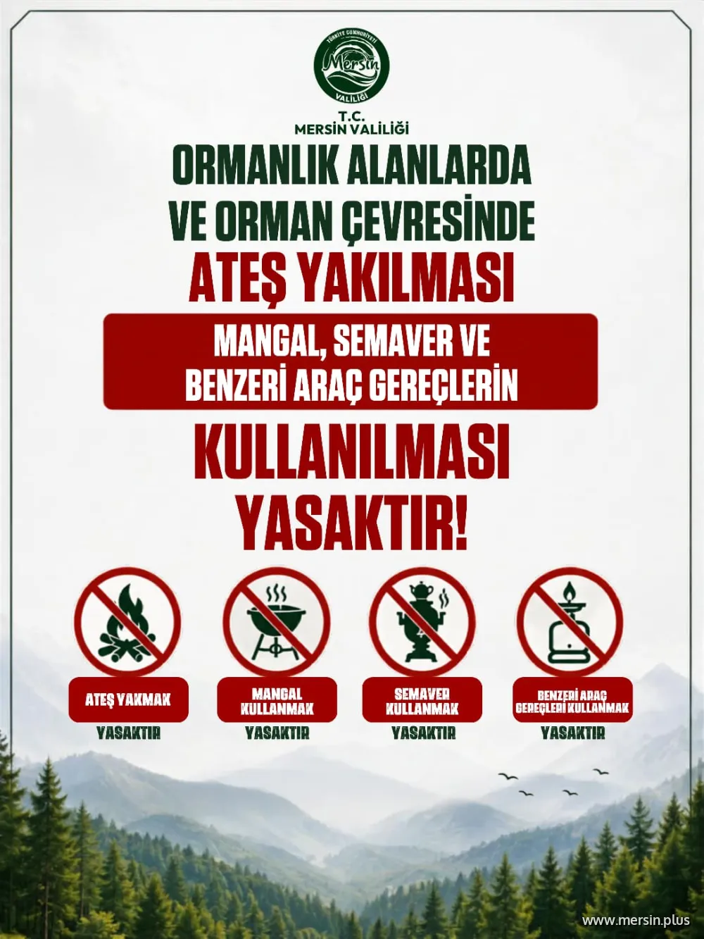 Yaz Aylarında Orman Yangını Riskine Karşı Vatandaşlara Kritik Uyarı