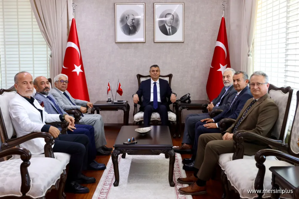 Atilla Toros, Mersin Deniz Ticaret Odası Heyetini Kabul Etti