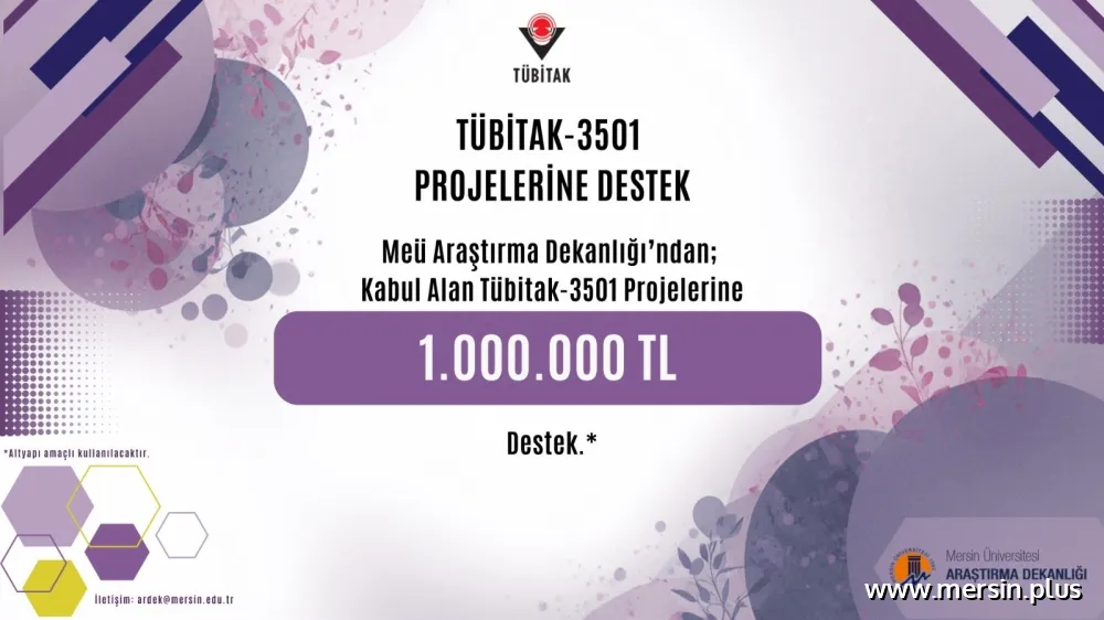 Araştırma Dekanlığımızdan TÜBİTAK 3501 Projelerine Büyük Destek