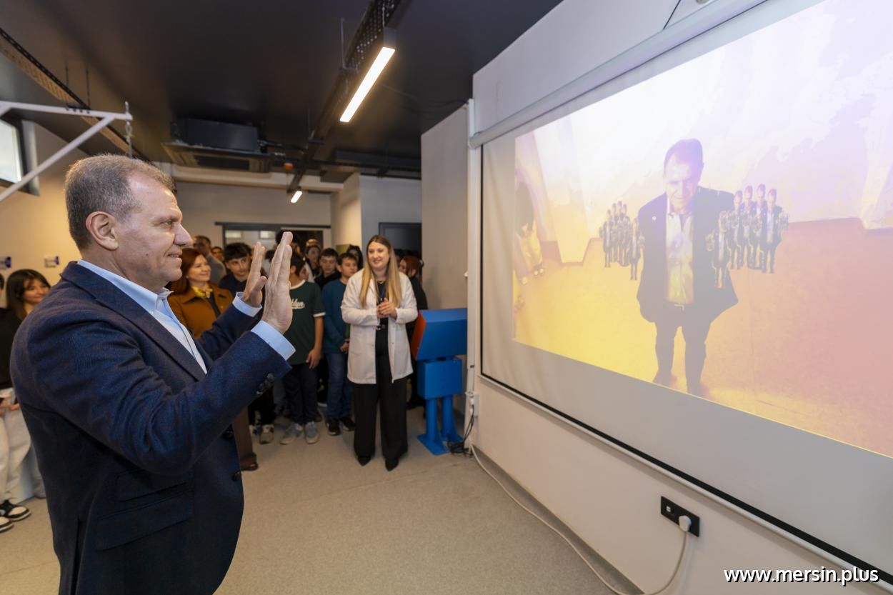 Başkan Vahap Seçer Tarsus Aratos Matematik Evi’ni Ziyaret Etti: Matematik Artık Daha Eğlenceli