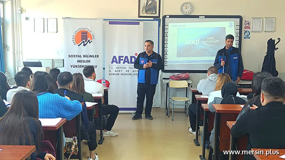 Deprem Haftası Etkinlikleri Kapsamında Üniversitemizde Afet Farkındalık Eğitimi Gerçe