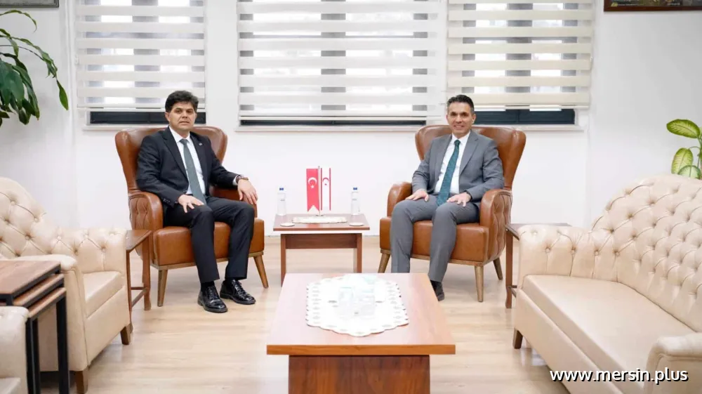 KKTC Mersin Başkonsolosu Çağatay, Özdemirci’nin Ziyaretinden Memnun Kaldı