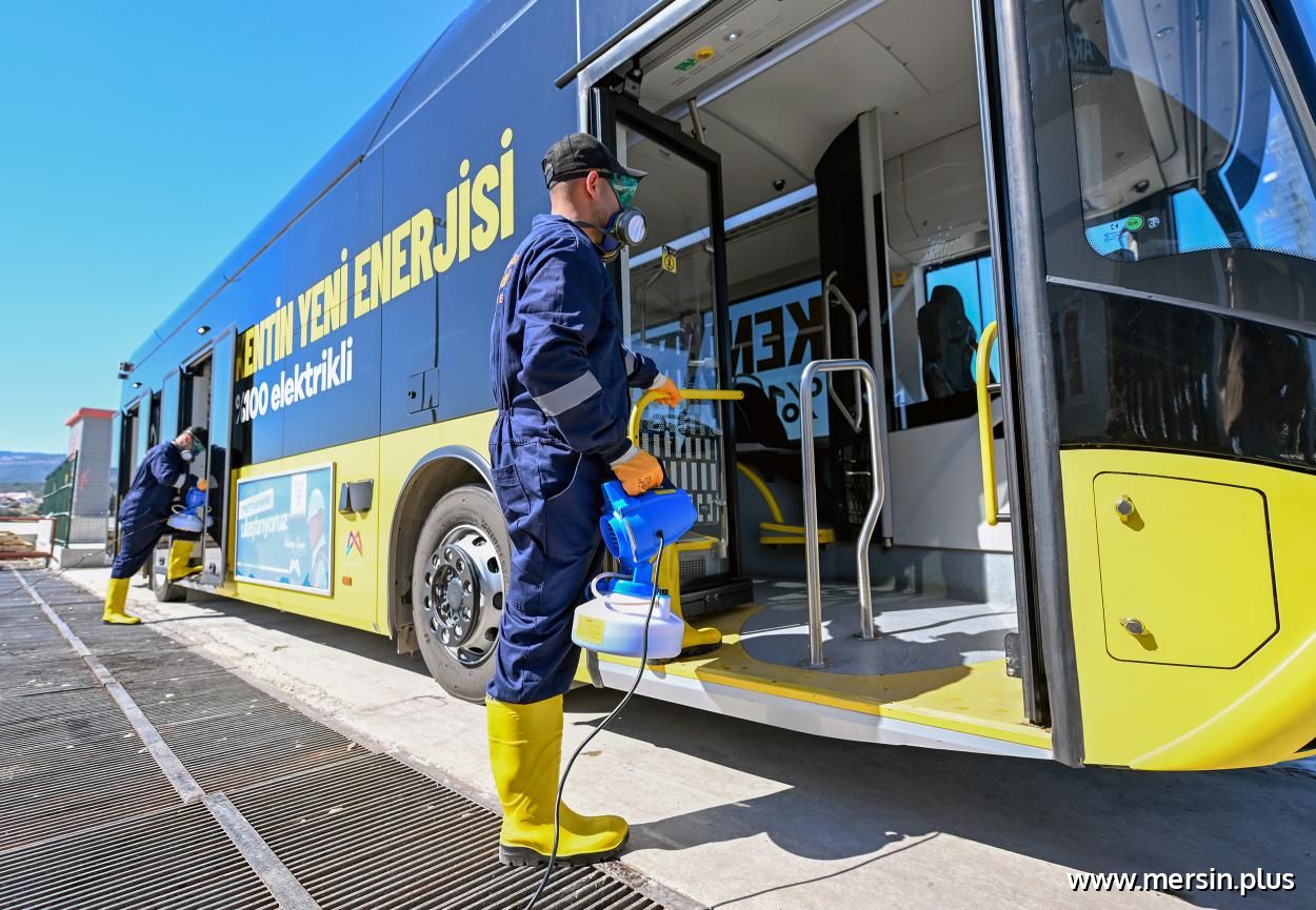 Mersin Büyükşehir Ulaşımda Hijyen ve Konfor Atağı