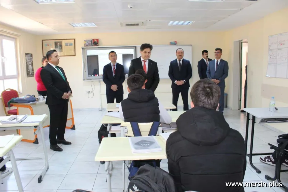 Muhammed Özdemirci Aydıncık Anadolu Lisesi’nde Eğitim Ortamlarını İnceledi