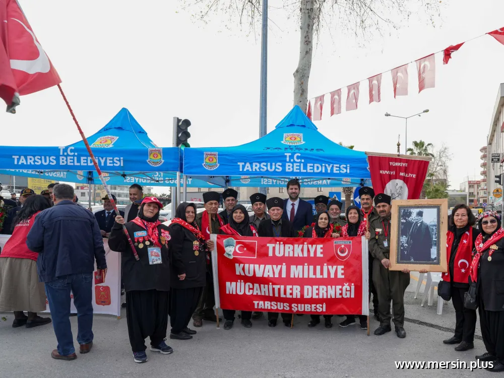 TARSUS’TA 17 MART COŞKUSU: ATATÜRK’ÜN GELİŞİNİN 103. YILI KUTLANDI