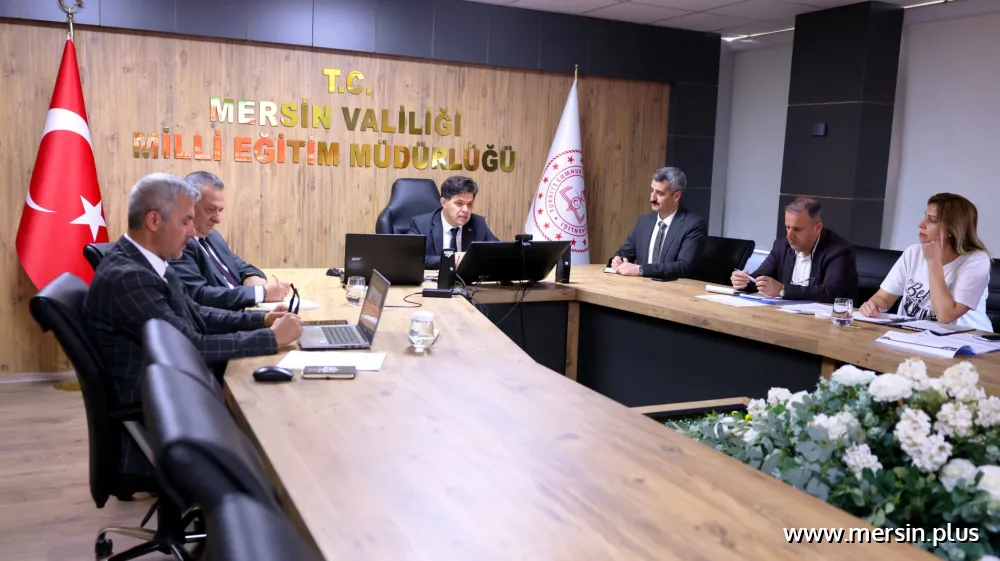 İl Millî Eğitim Müdürü Muhammed Özdemirci Başkanlığında Eğitim Değerlendirme Toplantısı Yapıldı