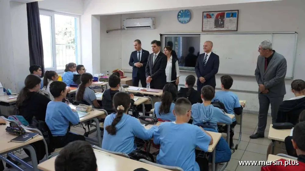 Muhammed Özdemirci, Yenişehir Barbaros Ortaokulunda İncelemelerde Bulundu