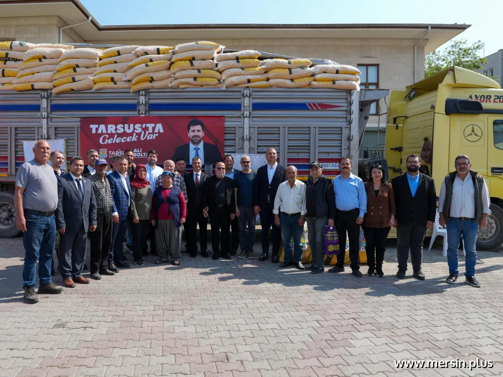 Tarsus’ta Üreticiye Dev Destek: Yem, Mineral Taşı ve Süt Tankı Dağıtıldı