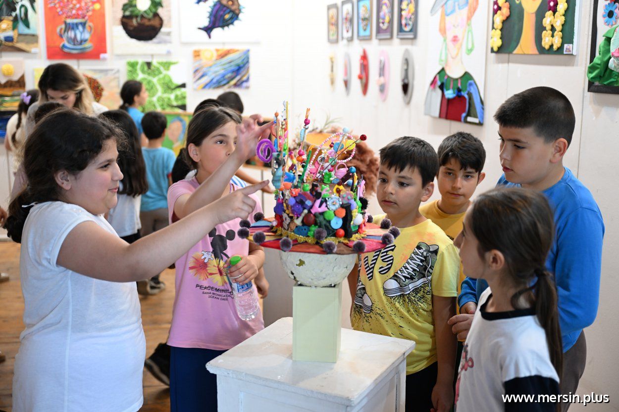 Mersin’de Çocuk Kampüslerinden Sanat Dolu İlk Sergi