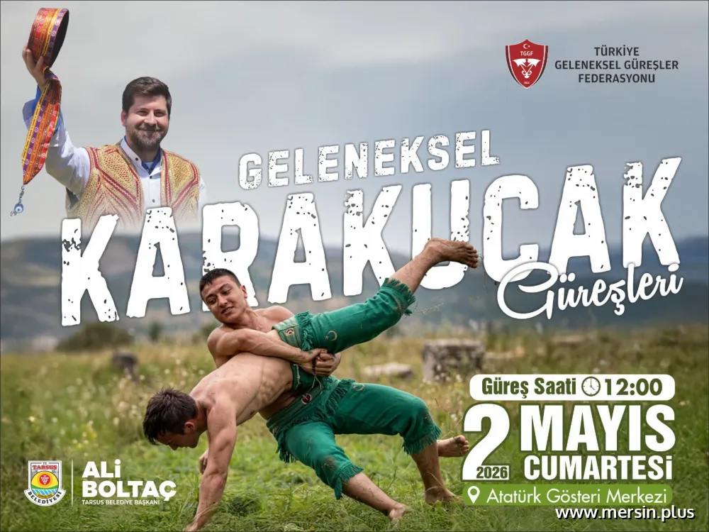 Tarsus’ta Karakucak Güreşleri Heyecanı: Türkiye’nin En İyileri Aynı Arenada