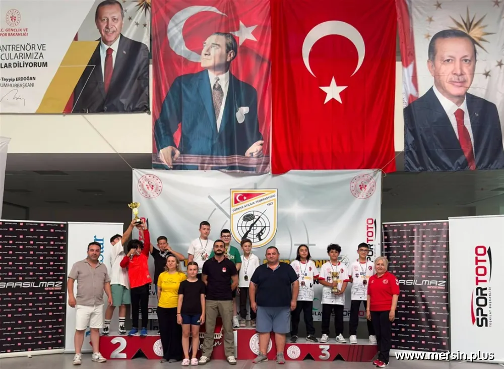 800 Sporcu Mersin'de Havalı Silahlar Türkiye Şampiyonası İçin Yarıştı