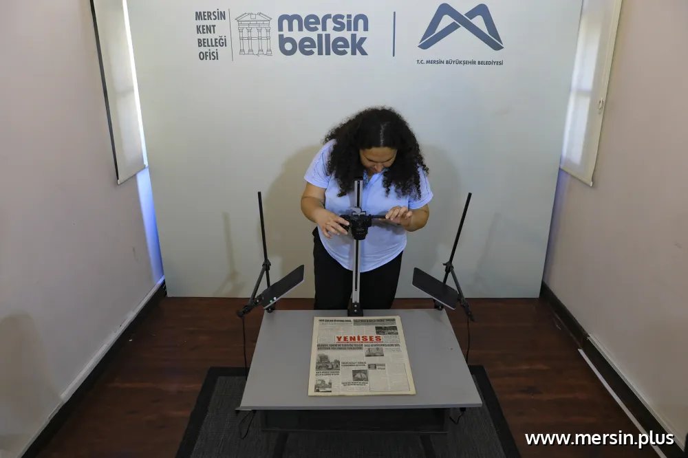 Mersin Kent Belleği Ofisi’nden Tarihi Arşiv Çalışması