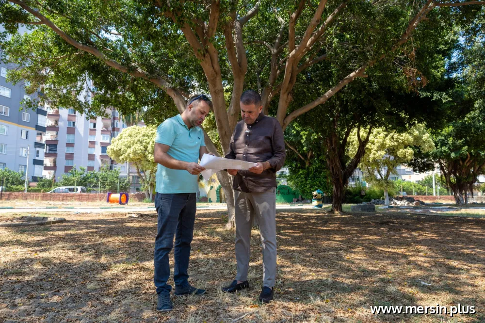 Mezitli’de İki Parkta Kapsamlı Yenileme Çalışması