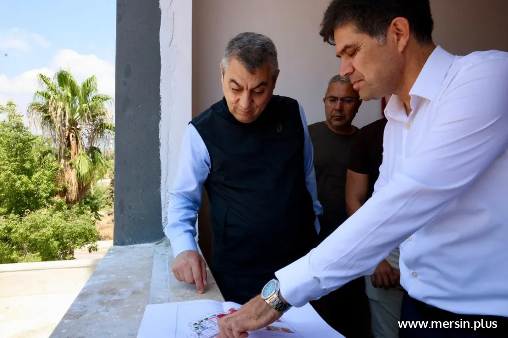 Mezitli’de Okul Yatırımları Yerinde İncelendi
