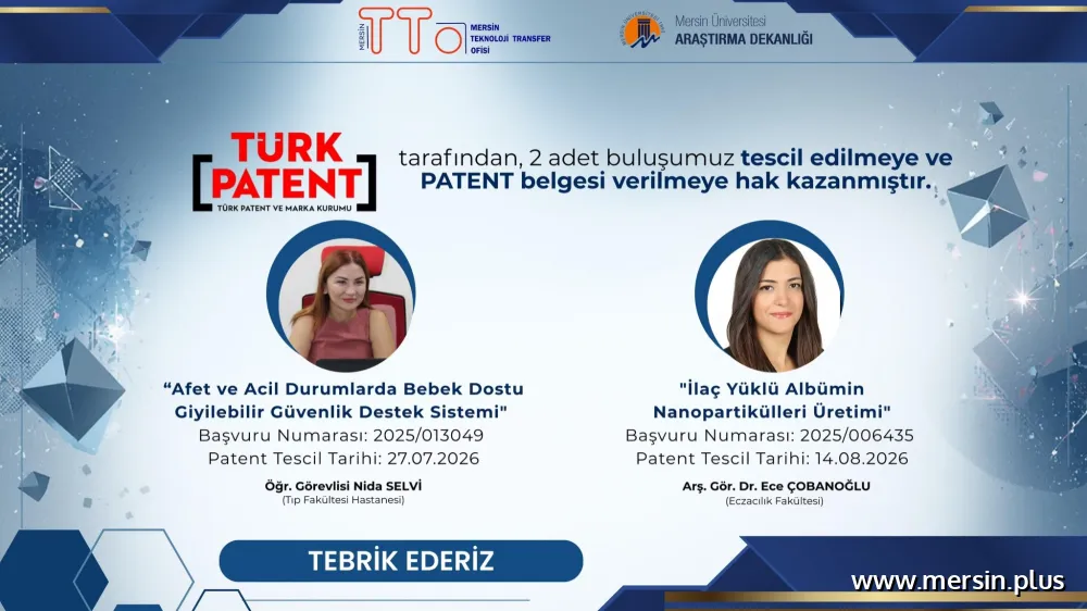 Üniversiteden Sağlık Alanında İki Önemli Patent
