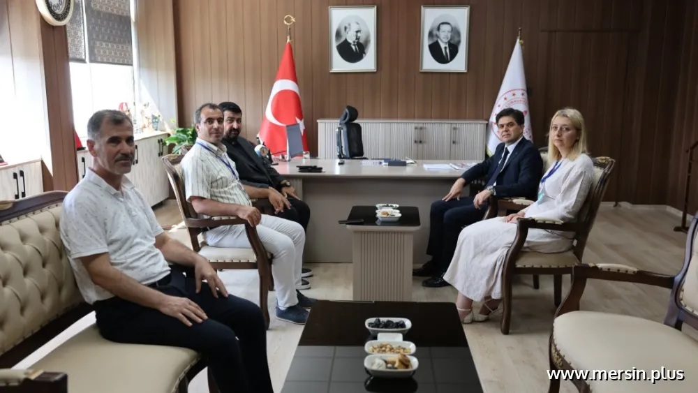 Volkan Hasan Kaya’dan Mersin İl Millî Eğitim Müdürlüğü’ne Ziyaret