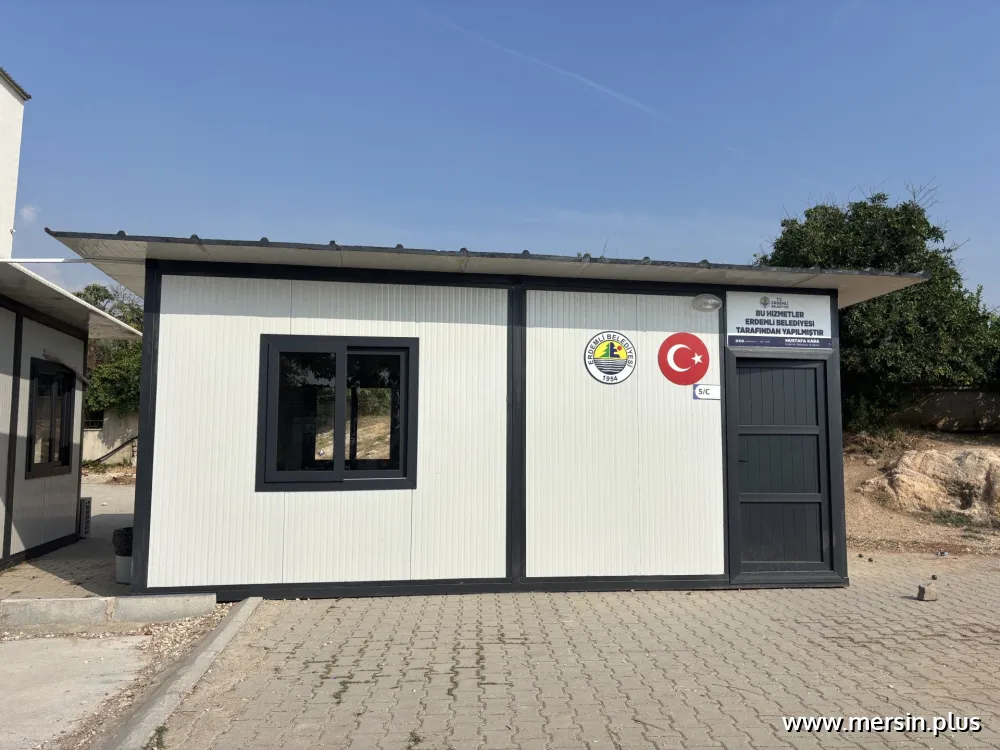 Erdemli Belediyesi’nden Arpaçbahşiş’e İki Yeni Konteyner Derslik