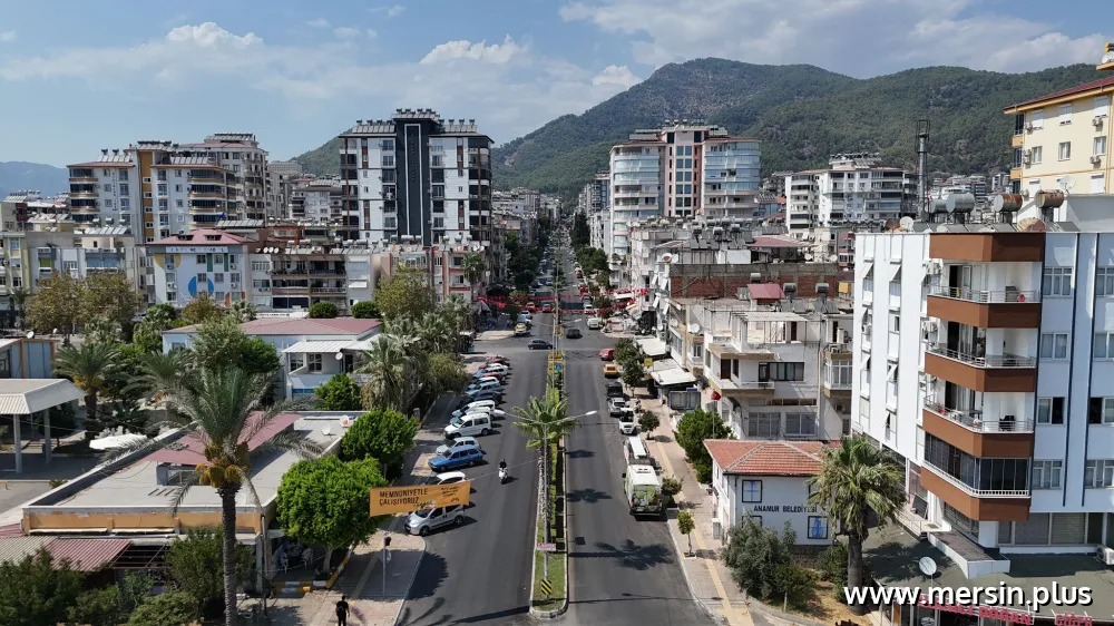 Mersin Büyükşehir’den Anamur’a 4 Bin 132 Tonluk Asfalt Çalışması
