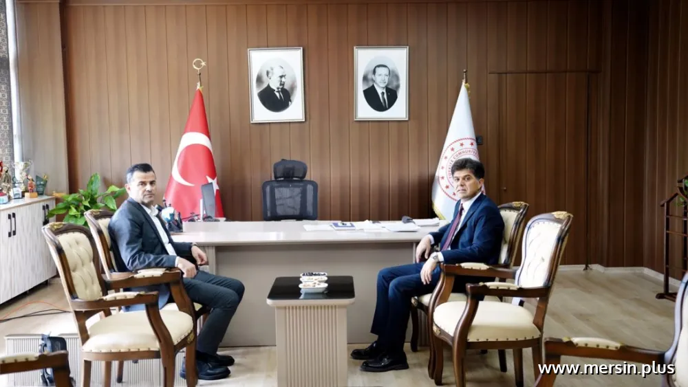 Murat Beşikci, İl Millî Eğitim Müdürü Muhammed Özdemirci'yi Ziyaret Etti