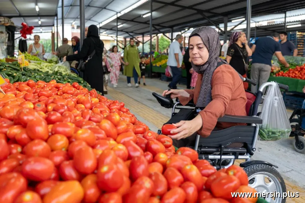 Türkiye’nin İlk Engelsiz Pazarı Mersin Yenişehir’de Hizmete Açıldı
