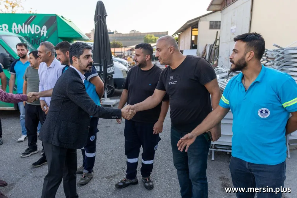 Yenişehir'de Hizmetler Kesintisiz Sürecek: Başkanvekili Dutlu Personelle Buluştu