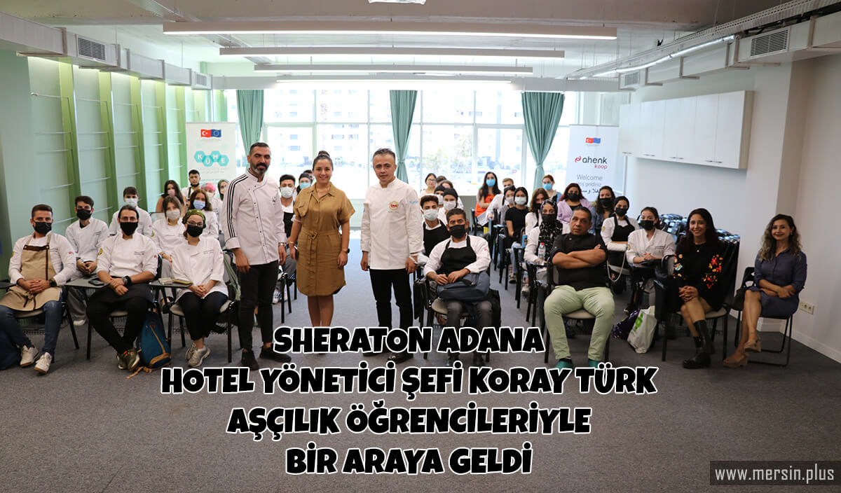 Şef Koray Türk Toros Üniversitesi Aşçılık Bölümü Öğrencileri