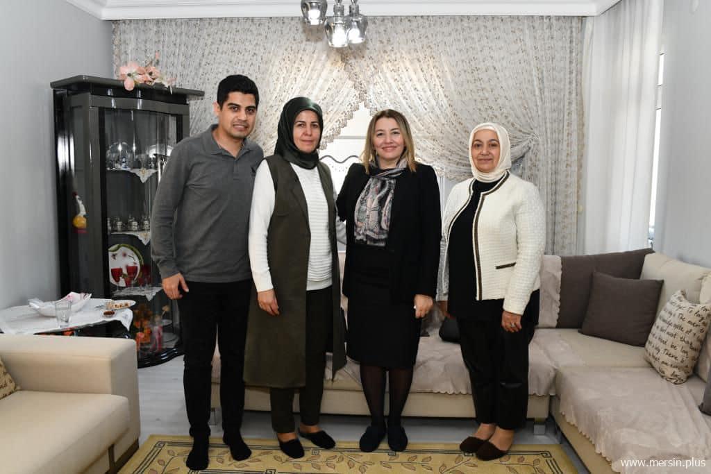 Valimizin eşi Yıldız Pehlivan Şehit Ailesini Ziyaret Etti