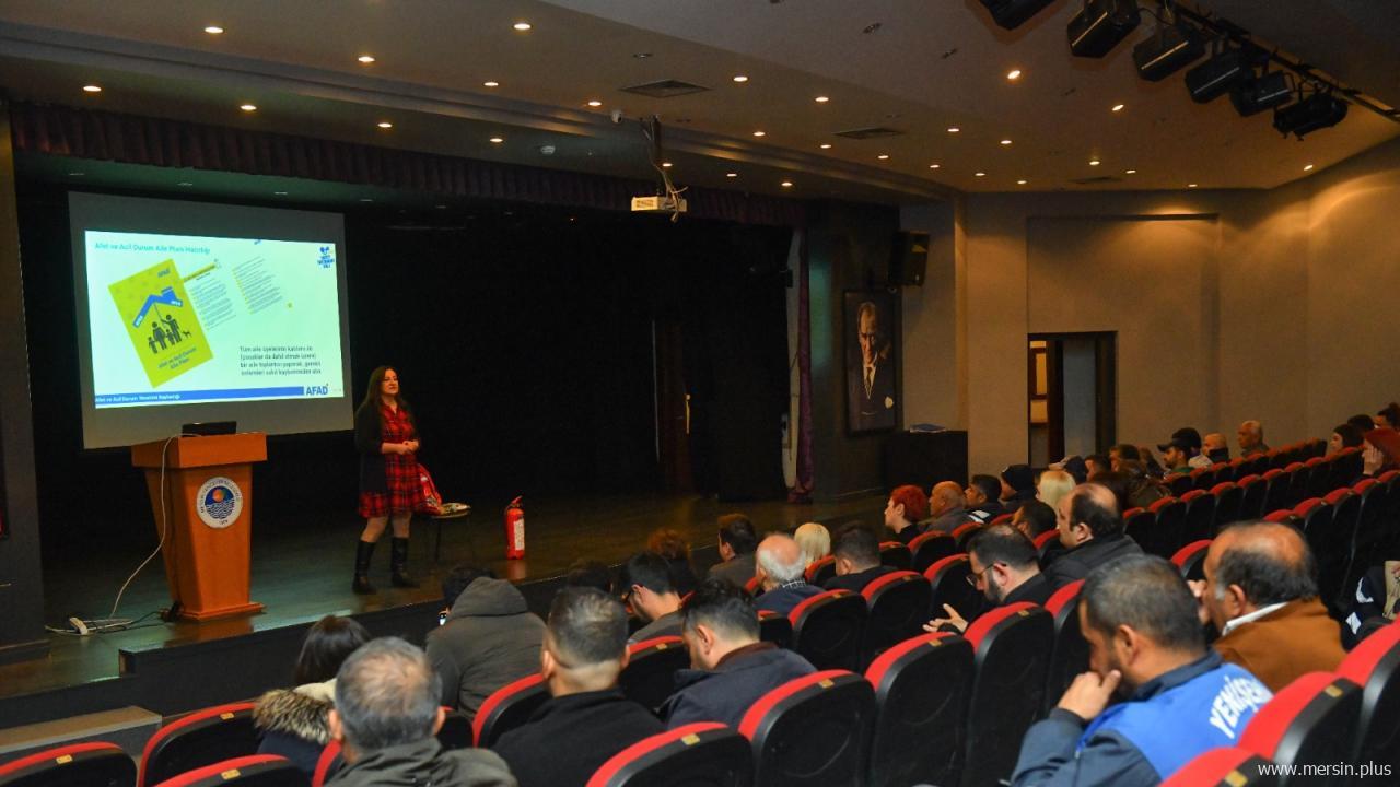 Yenişehir Belediyesi Personeline Afet Farkındalık Eğitimi Verildi