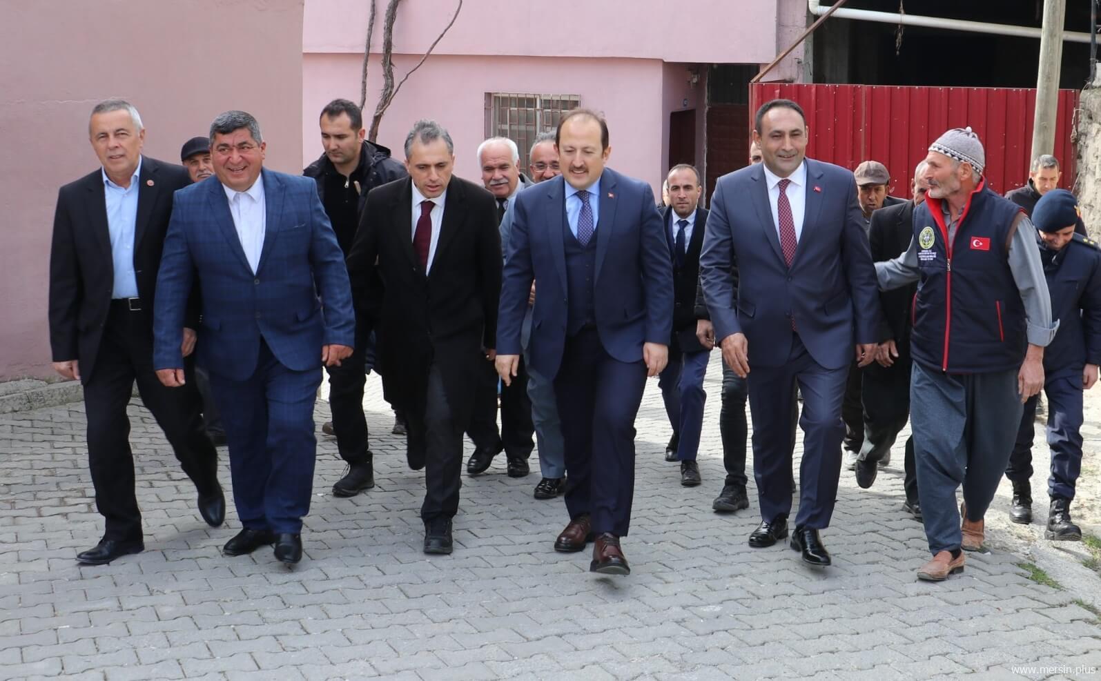 Atsız Afşın Yılmaz, Vali Ali Hamza Pehlivan ile Birlikte Musalı Mahallesi’ni Ziyaret Etti