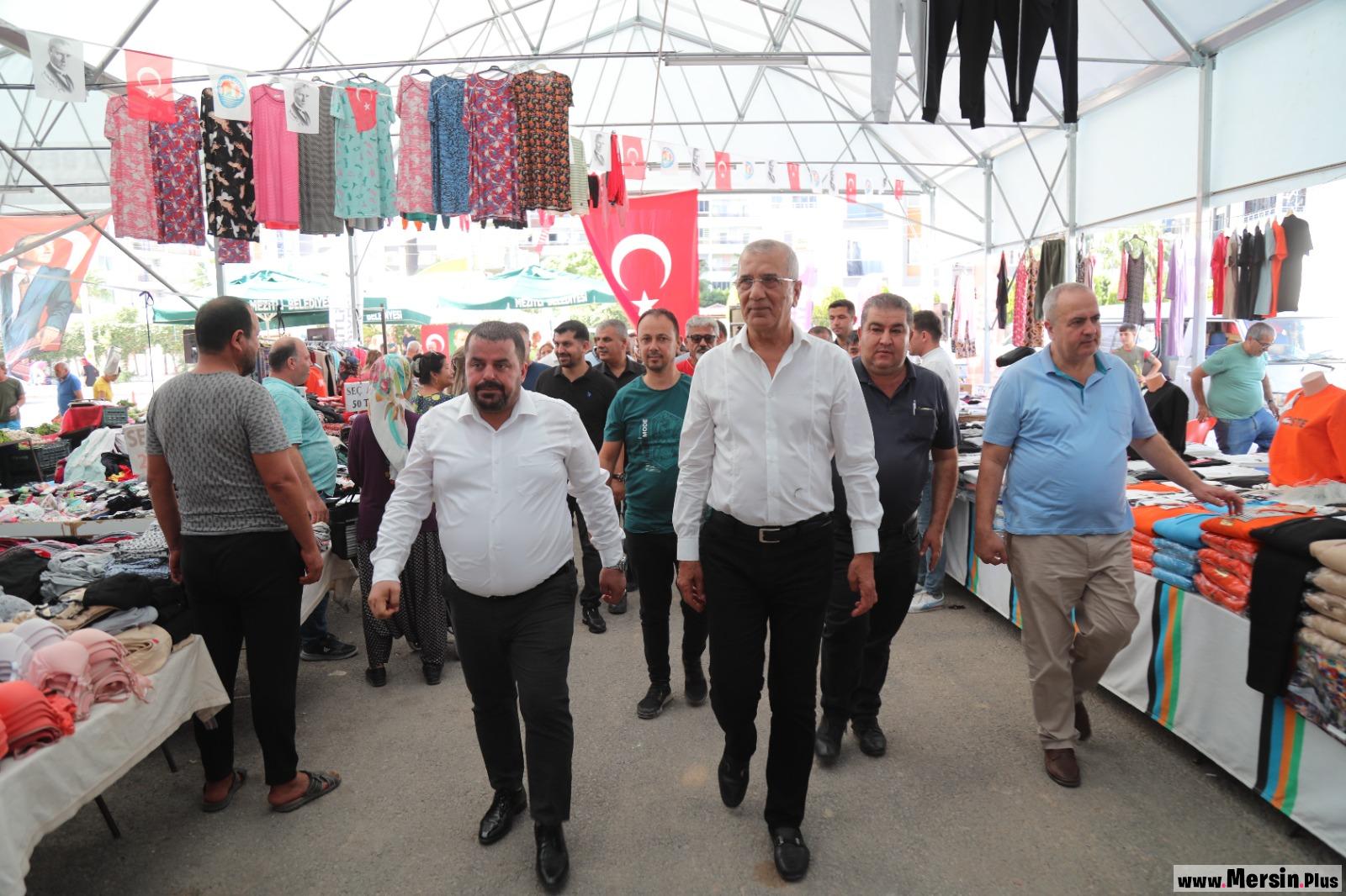 Başkan Tarhan, Mezitli’ye Yeni Bir Semt Pazarı Daha Kazandırdı