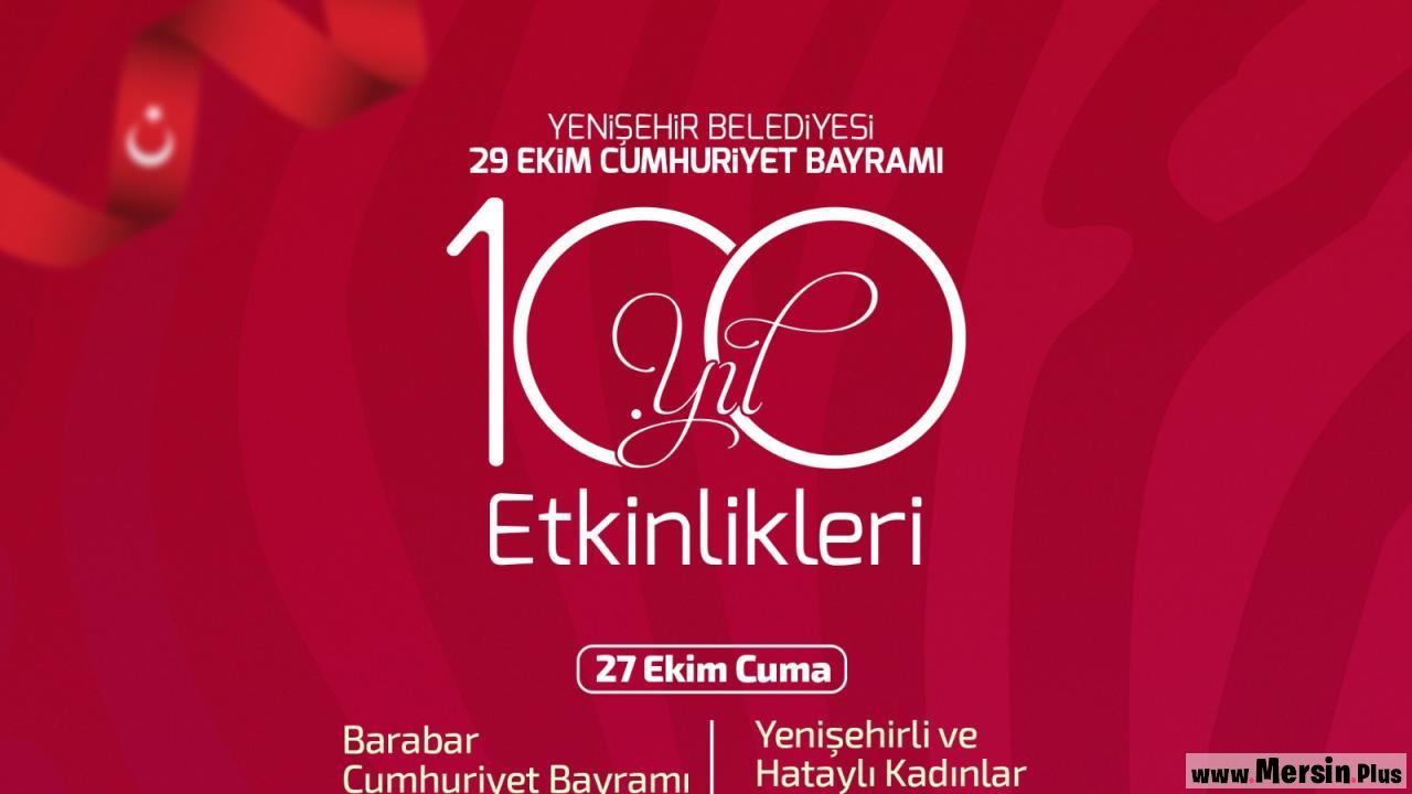 Yenişehir'in 29 Ekim Cumhuriyet Bayramı kutlamaları başladı