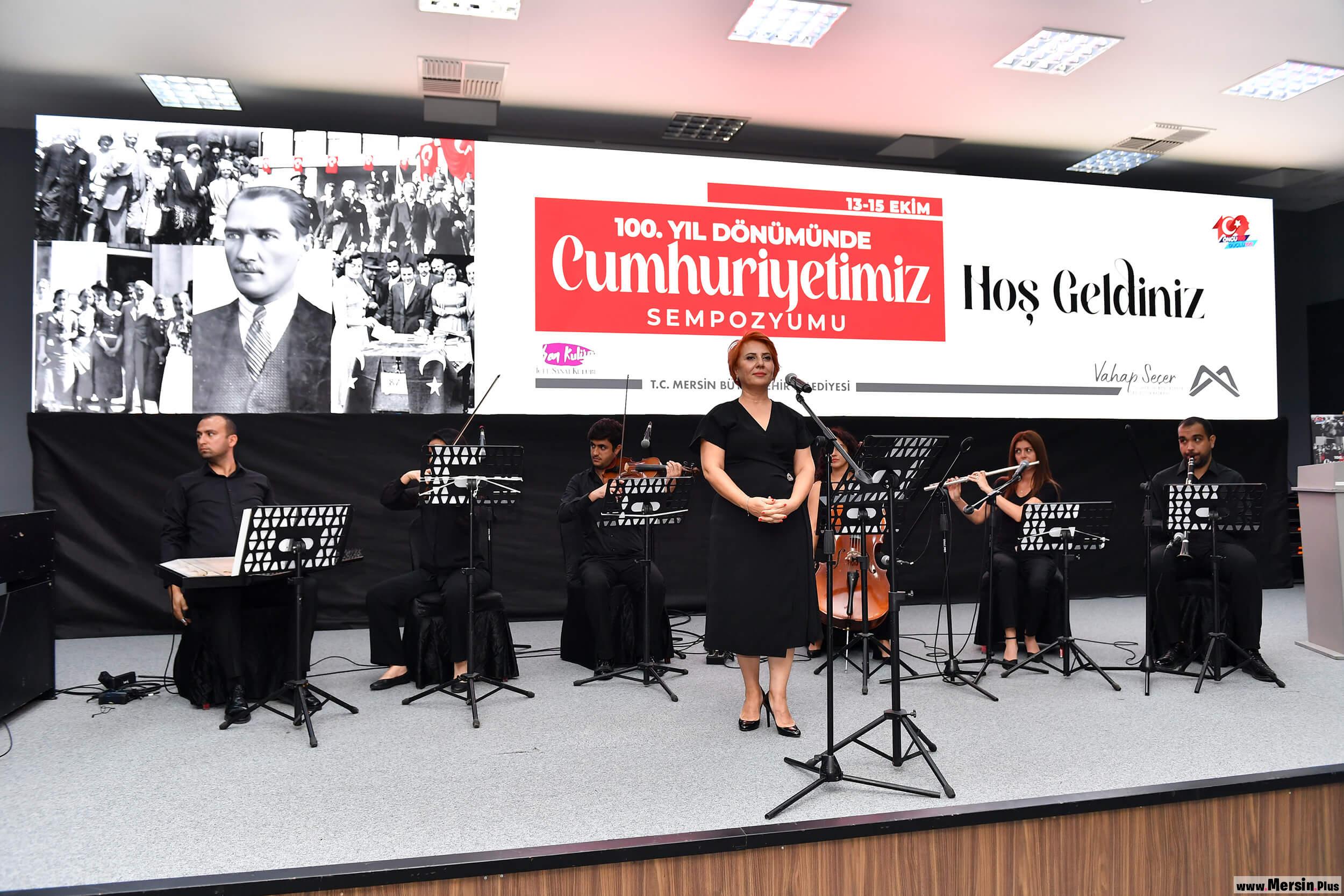 Mersin Büyükşehir’in ‘100.Yıl Dönümünde Cumhuriyetimiz Sempozyumu’ Başladı