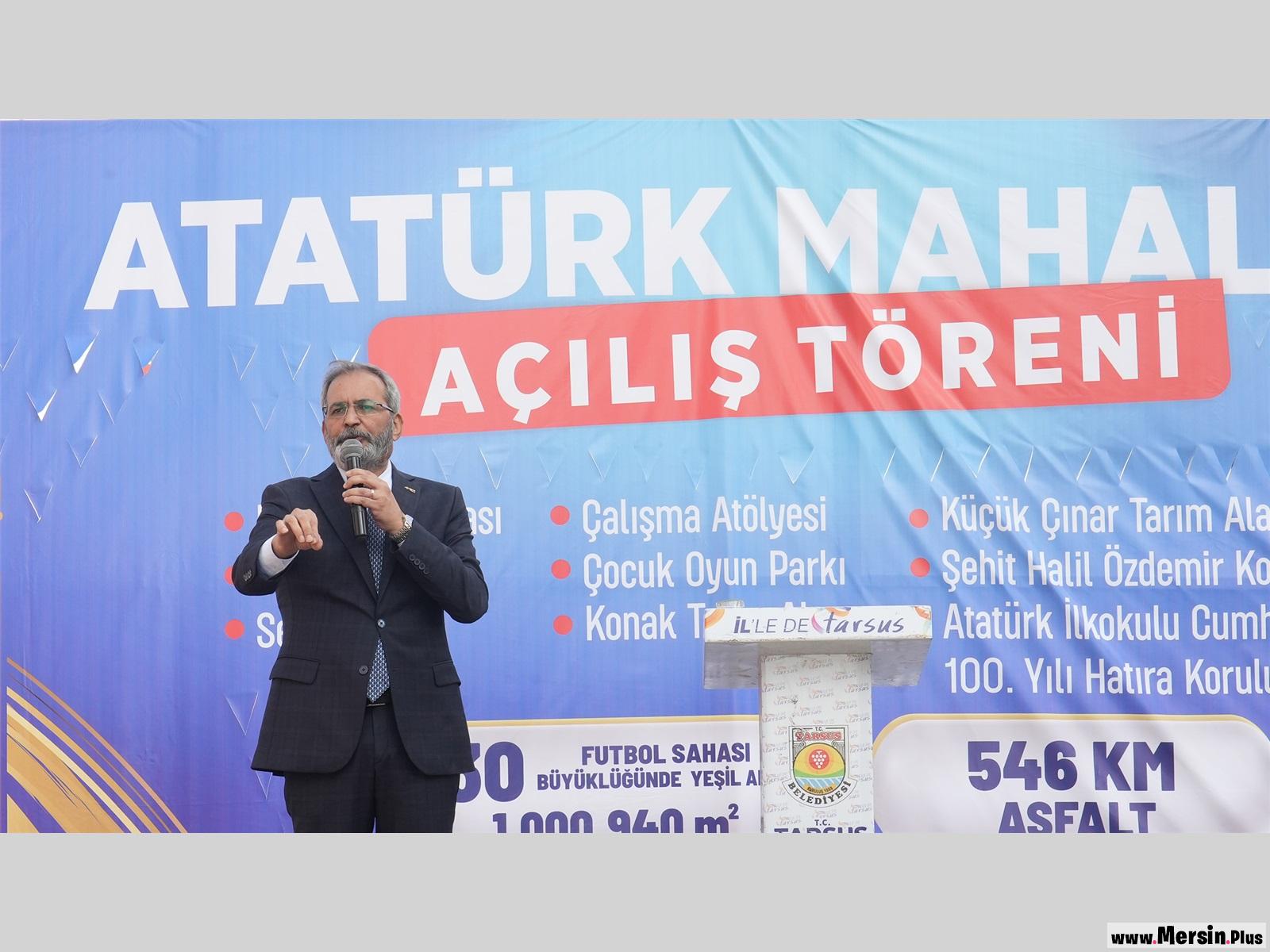Tarsus Atatürk Mahallesi'nde Halkın Yüzünü Güldüren 9 Yeni Hizmet