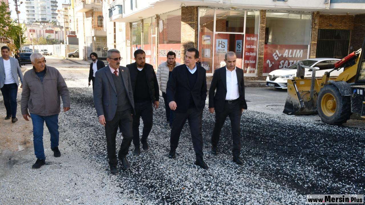 Başkan Özyiğit Çalışmaları Yerinde İnceledi, Vatandaşlarla Buluştu