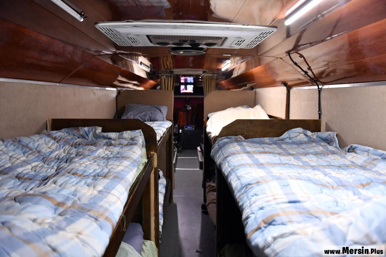 Mersin Büyükşehir’den Personele Ev Gibi Mobil Yaşam Otobüsü