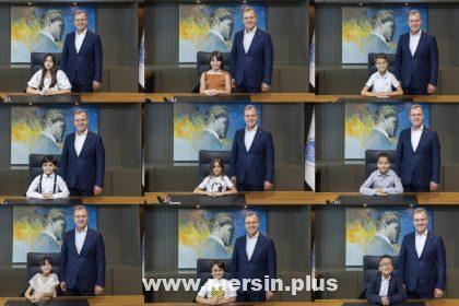 Mersin Büyükşehir Belediyesi Başkanlık Koltuğu Çocuklar Ile Daha Güçlü!
