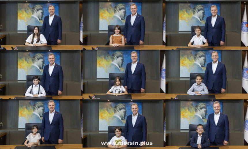 Mersin Büyükşehir Belediyesi Başkanlık Koltuğu Çocuklar Ile Daha Güçlü!