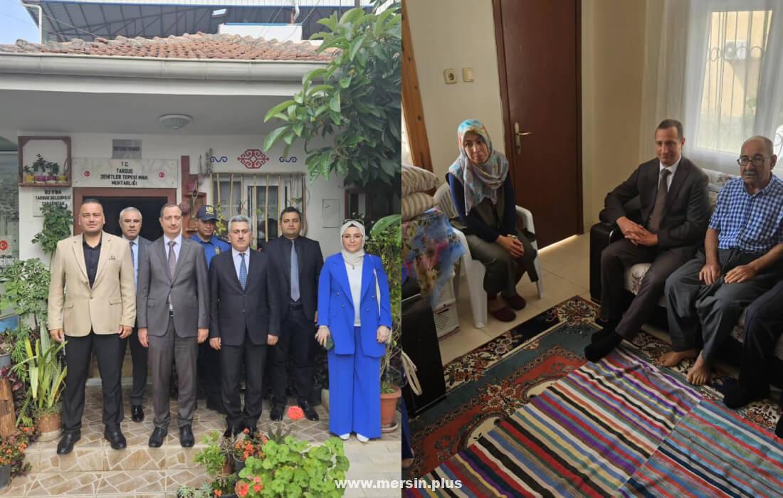 Tarsus Kaymakamı Mehmet Ali Akyüz, Şehitlertepesi Mahalle Muhtarlığını Ve Vatandaş Evini Ziyaret Etti