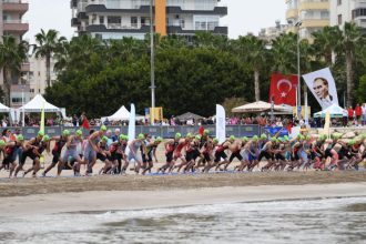Yenişehir Belediyesi Ev Sahipliğinde Düzenlenen 5. Yenişehir Triatlonu’nda Ilk Gün Yarışları Sona Erdi