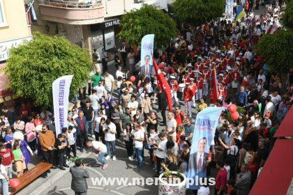 Yenişehir'De 5 Ülkeden 150 Çocuk Kortej Yürüyüşü Ve Dans Gösterileriyle 23 Nisan’ı Kutladı