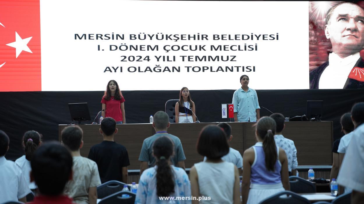 Büyükşehir’in Çocuk Meclisi’nin Temmuz Ayı Olağan Toplantısı Gerçekleştirildi