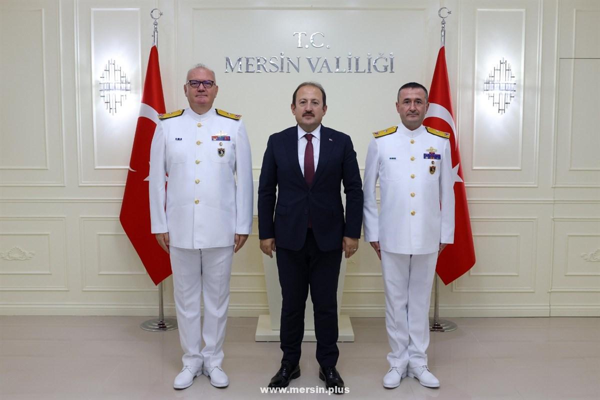 Vali Ali Hamza Pehlivan, Halef ve Selef Akdeniz Bölge Ve Garnizon Komutanlarını Kabul Etti