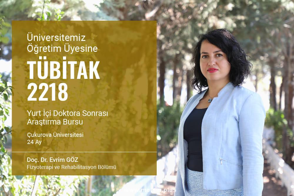 Doç. Dr. Evrim Göz’e TÜBİTAK 2218 Yurt İçi Doktora Sonrası Araştırma Bursu--