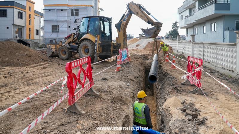 MESKİ, Tarsus İlçesindeki Yeni Yerleşim Alanlarına Atık Su Altyapısı Sağladı