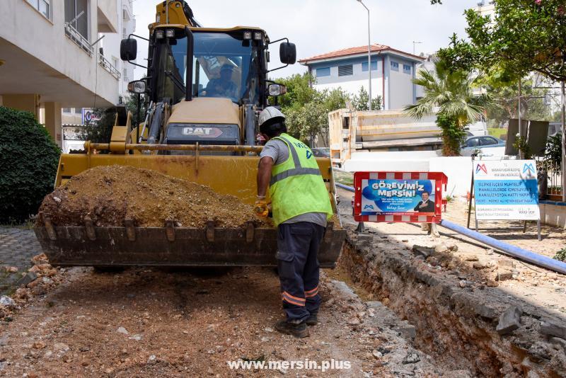 MESKİ’den Yapraklıkoy Mevkii İçme Suyu Hattı Yenileme Çalışması